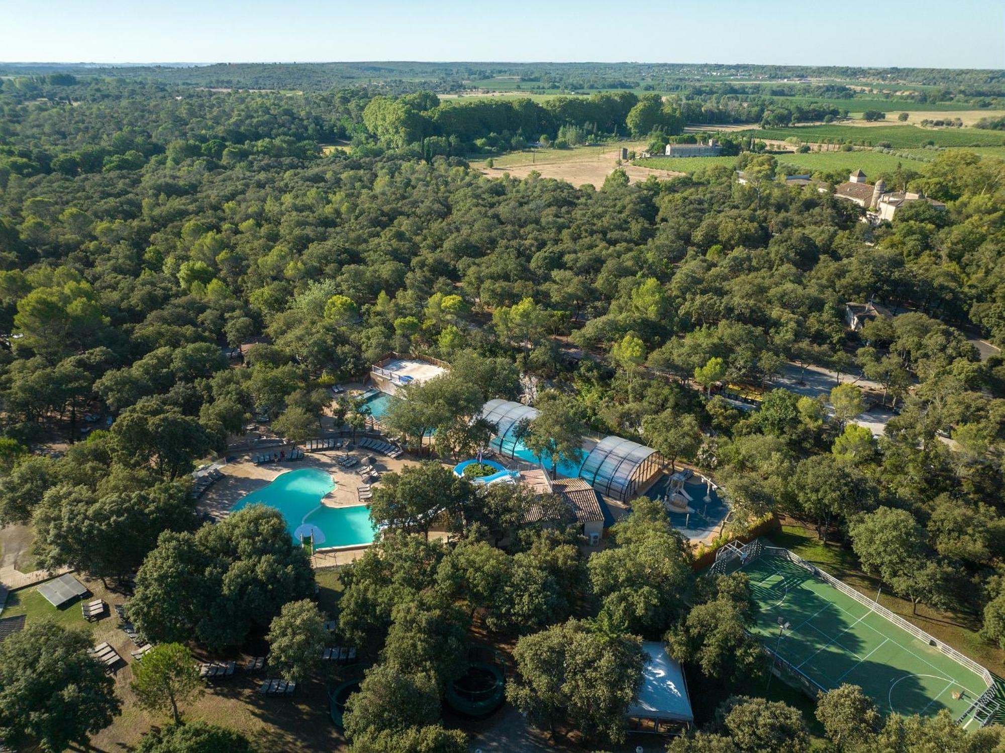 Camping Les Pres Du Roi Sommières Exterior foto