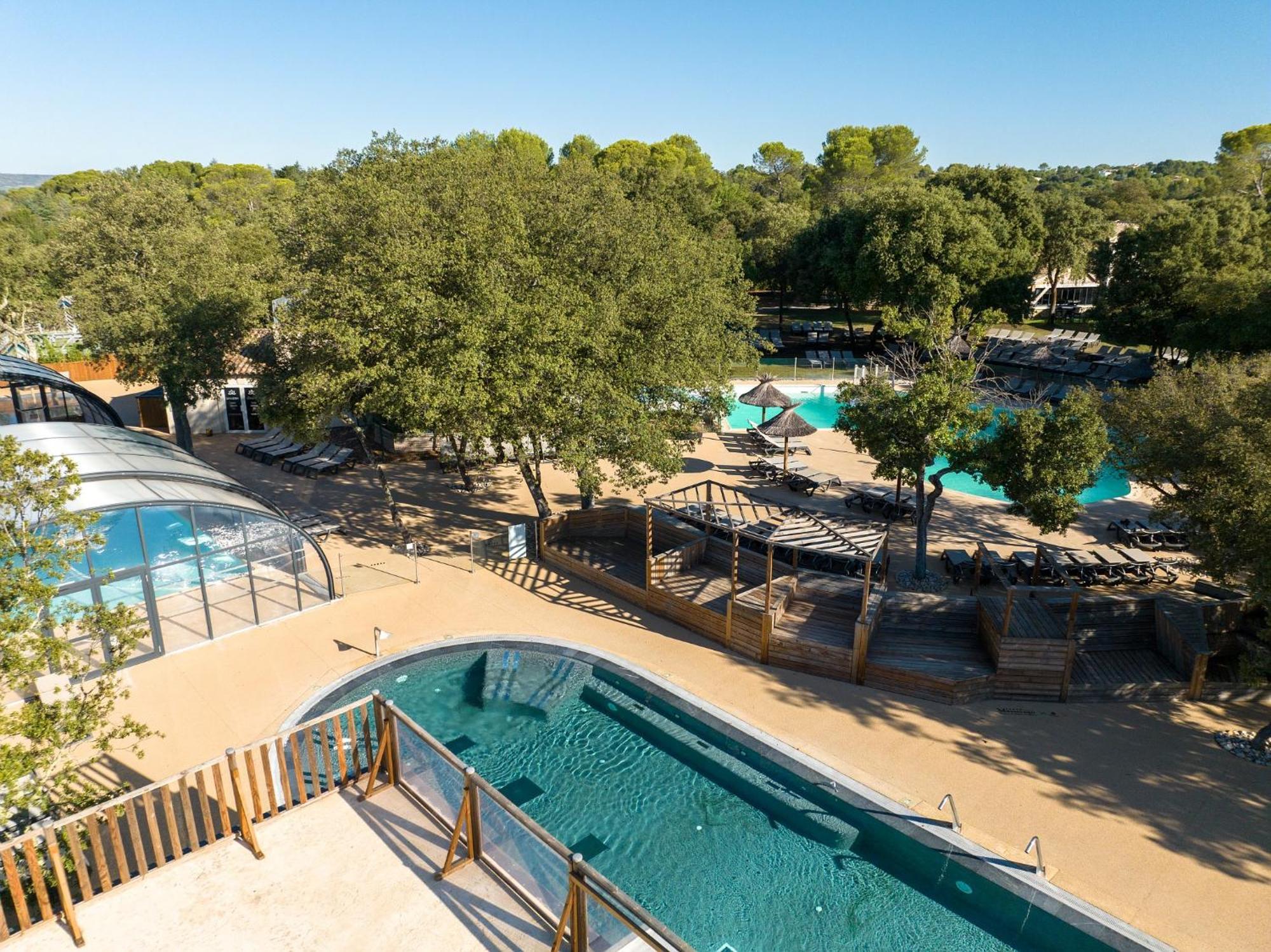 Camping Les Pres Du Roi Sommières Exterior foto
